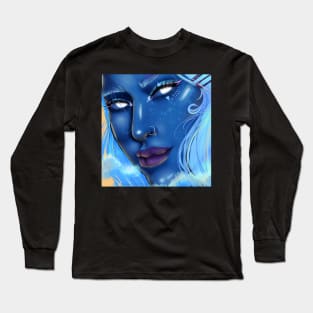 Yours truly, the Moon. Long Sleeve T-Shirt